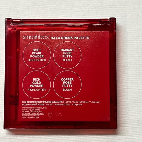 Smashbox Halo Cheek Palette Highlighter/Blush Duo Holiday Limited Edition - Picture 2 of 3